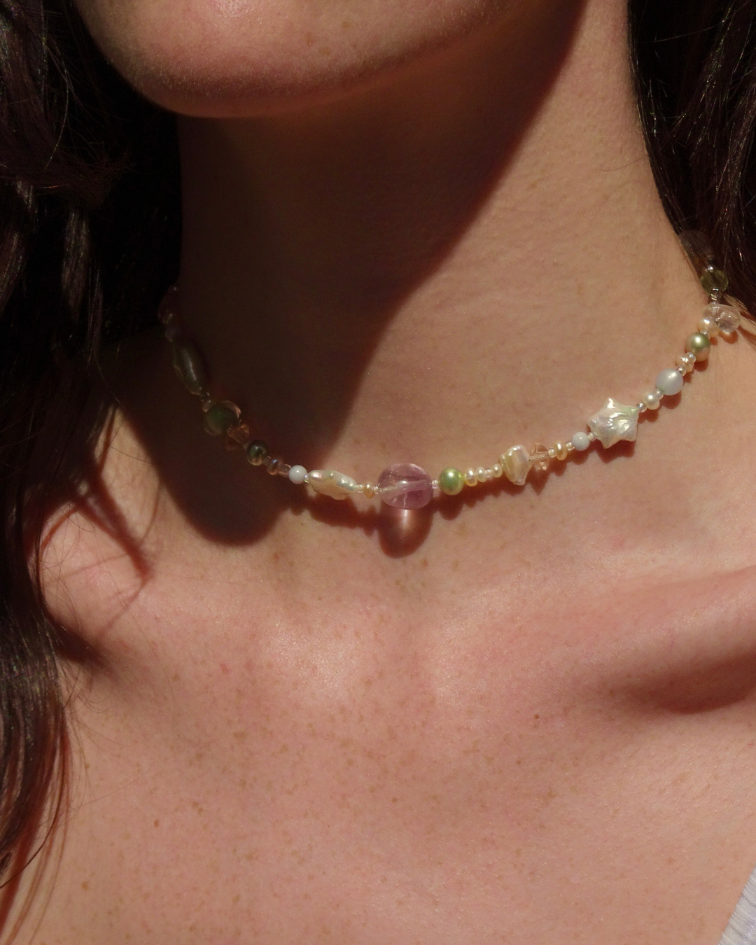 Glass Beaded Choker