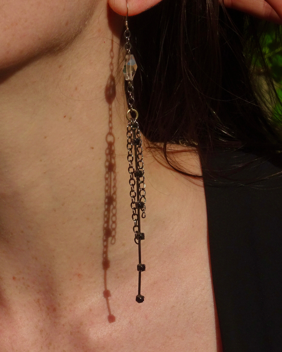 Single Chain Drop Earring