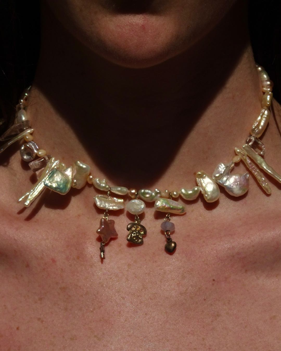 Telephone Charm Choker