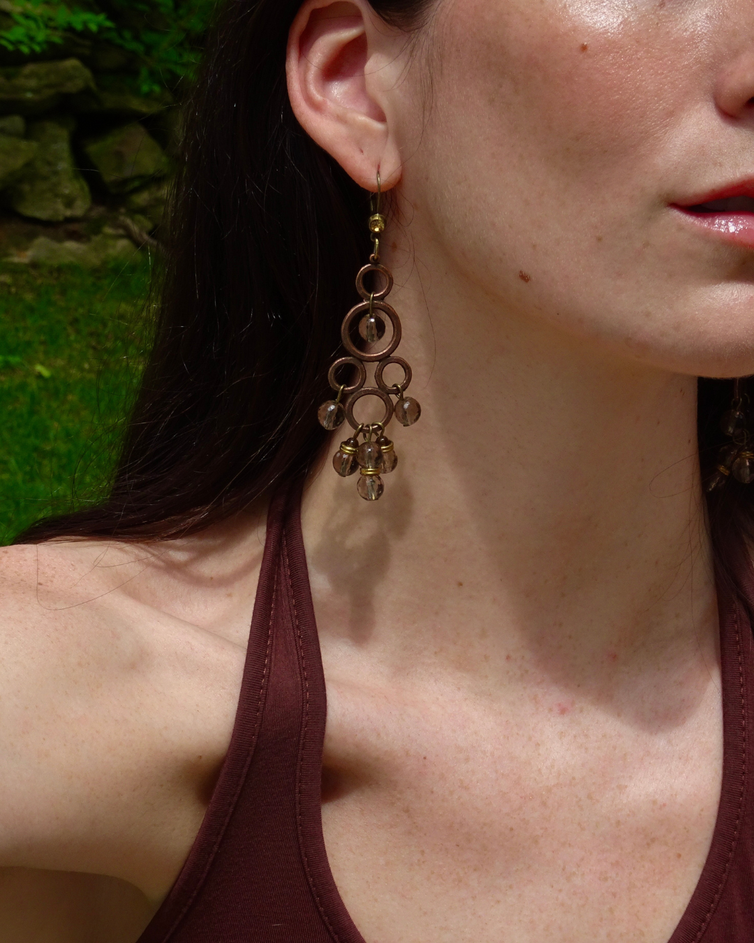 Classic Glass Beaded Earrings