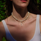 Spiky Drop Pendant Necklace