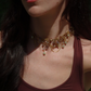 Gold Pearl Layered Choker