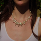 Chunky Cross Pearl Choker