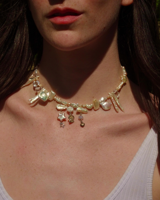 Telephone Charm Choker