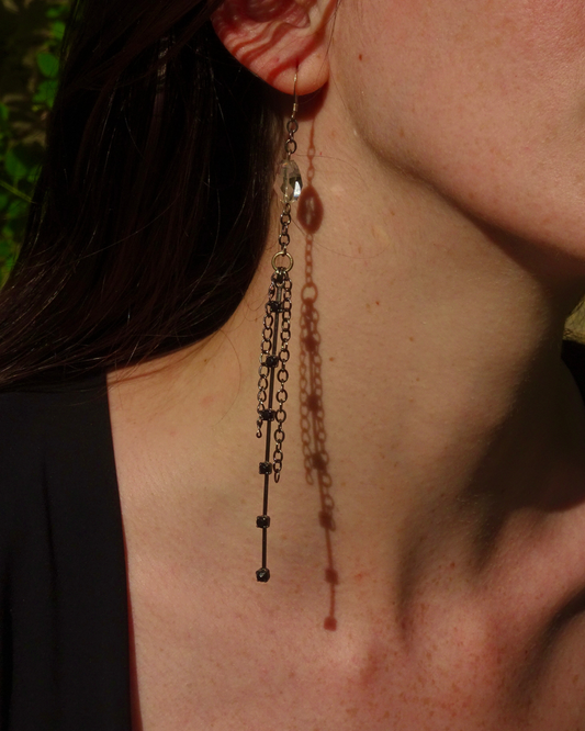 Single Chain Drop Earring