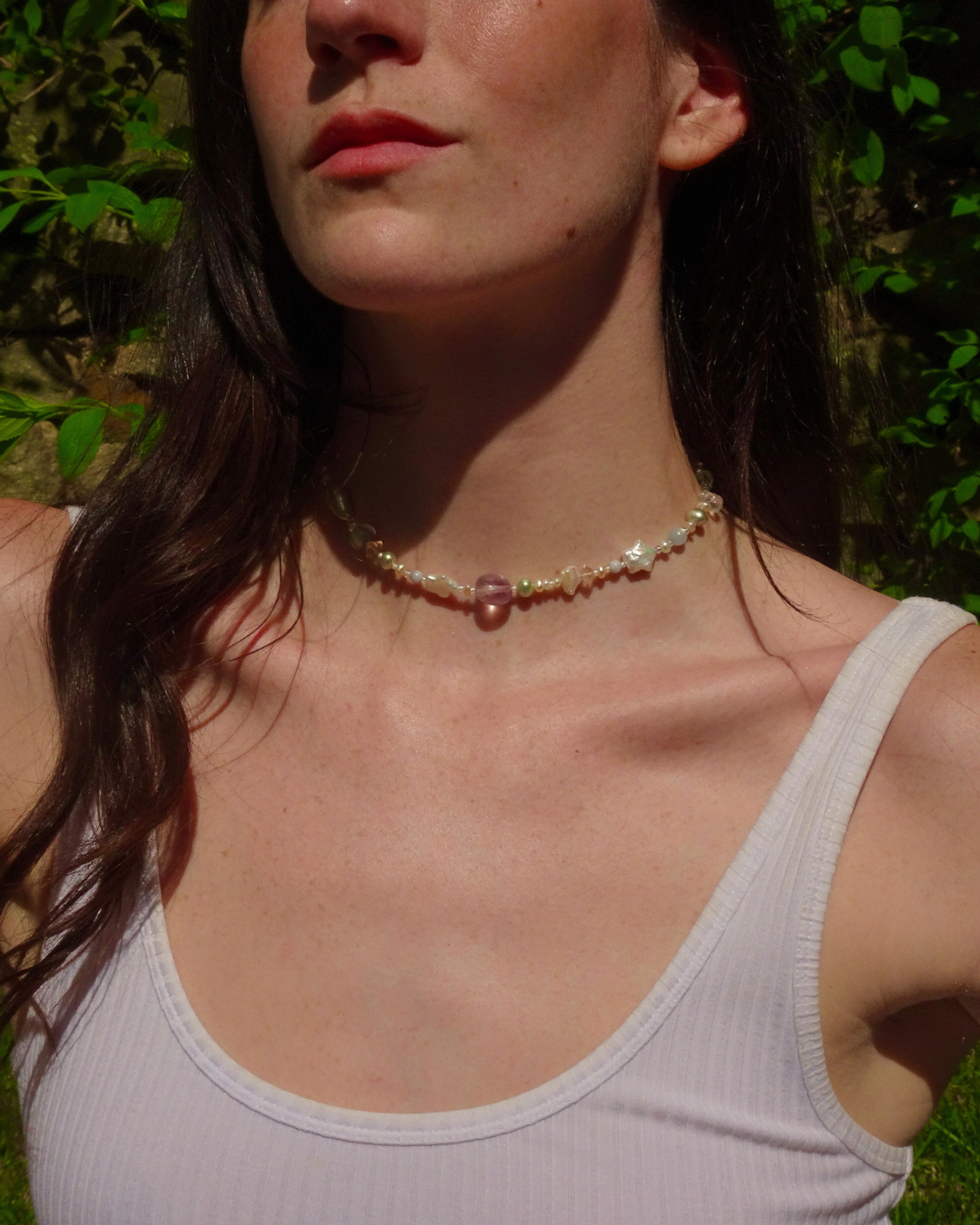 Glass Beaded Choker