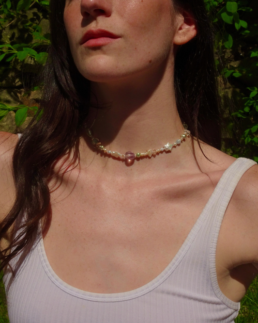 Glass Beaded Choker