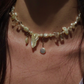 Three Drop Pearl Necklace