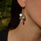 Opal Pearl Cluster Earrings