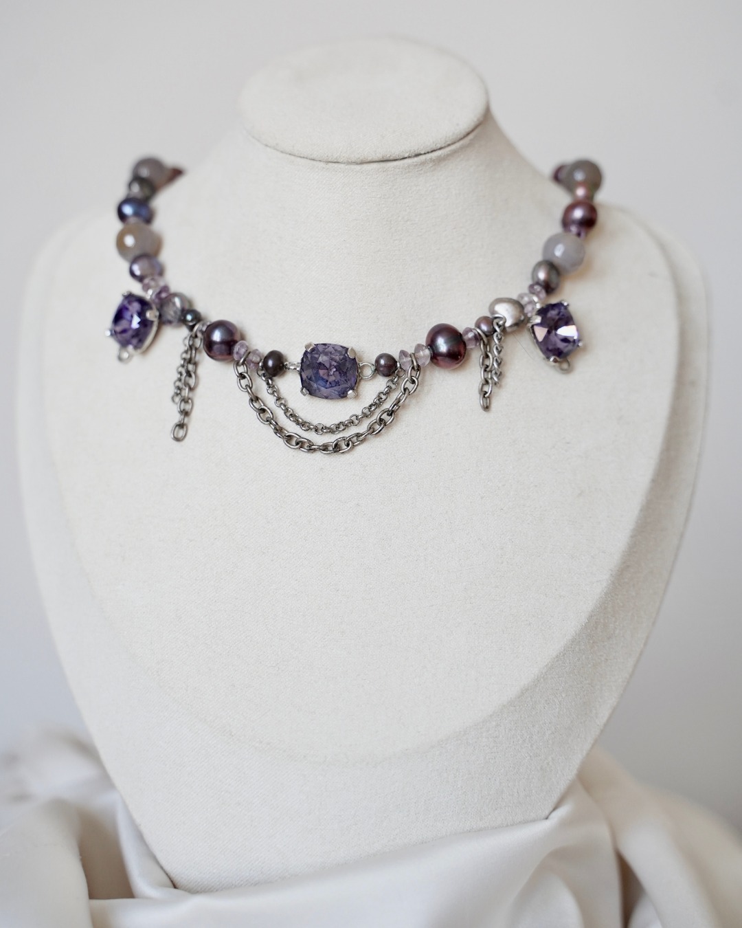 Ornate Amethyst Choker