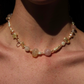 Pink Opal Pearl Beaded Necklace