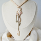 Ornate Pearl Drop Pendant Necklace