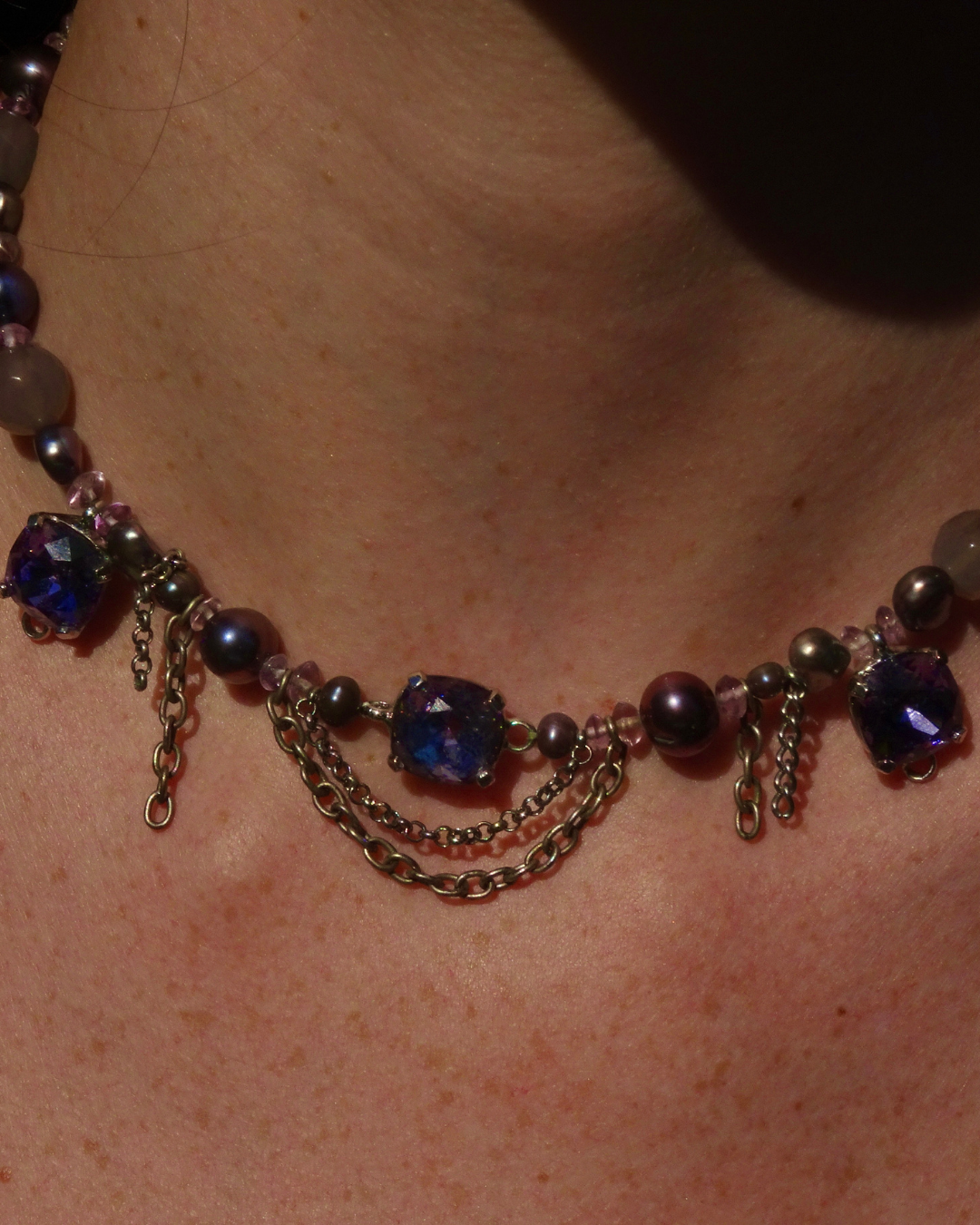 Ornate Amethyst Choker
