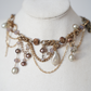 Gold Pearl Layered Choker