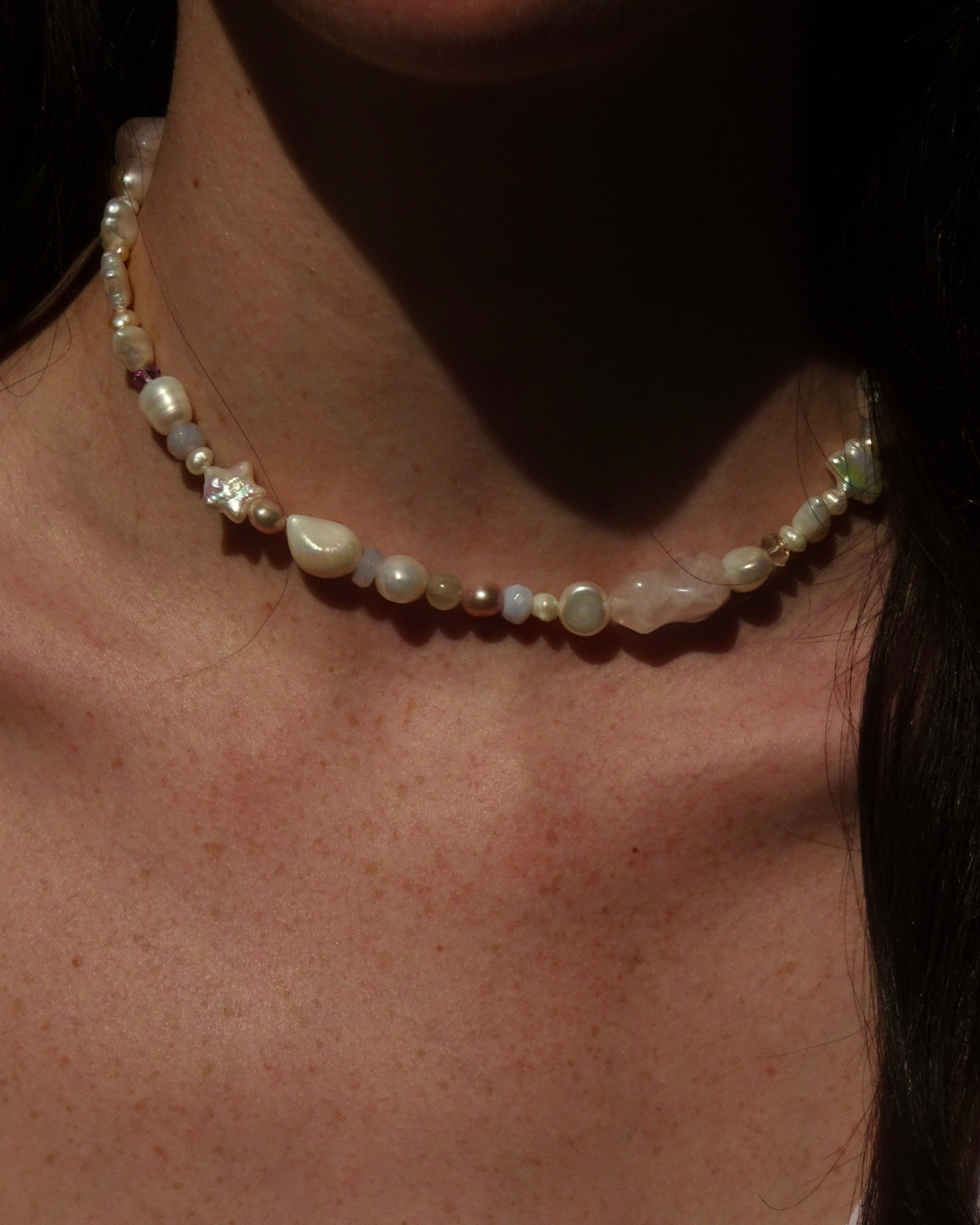 Babygirl Pearl Beaded Necklace