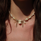 Drop Chain Pearl Necklace