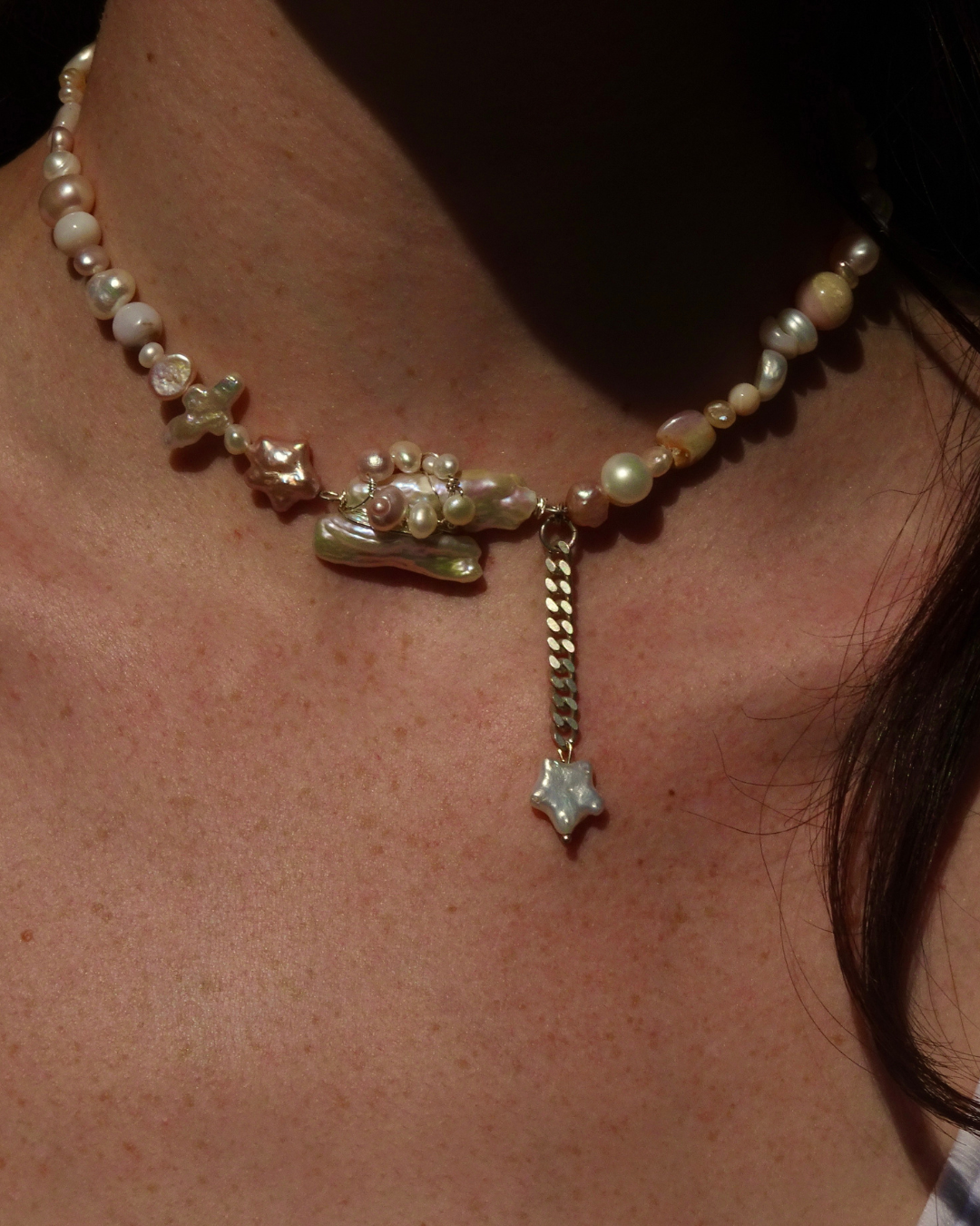 Pearl Drop Pendant Necklace