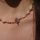 Chunky Cross Pearl Choker