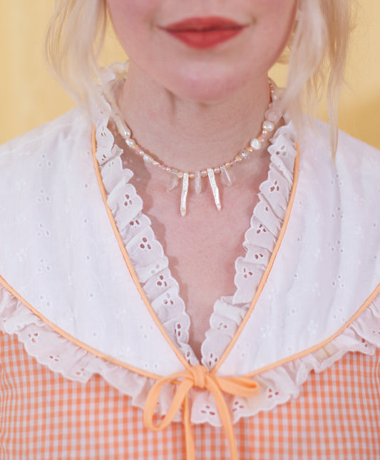 simple spikey choker